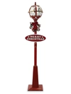 Fraser Hill Farms Let It Snow Series 69-in. Snow Globe Lamp Post