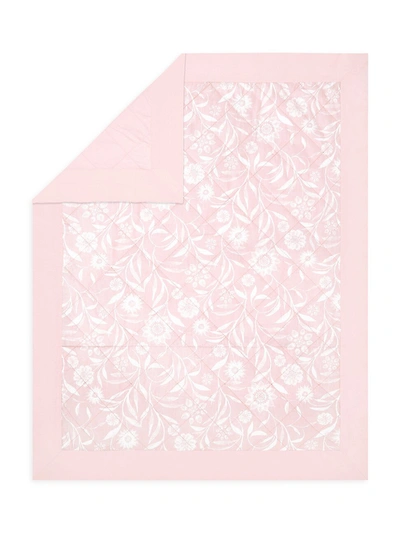 Aden + Anais Baby Girl's Embrace Weighted Ophelia Floral Print Blanket In Pink