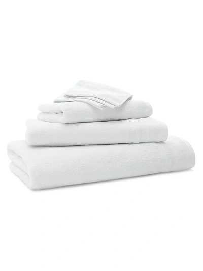 Ralph Lauren Payton Wash Cloth In Spa White