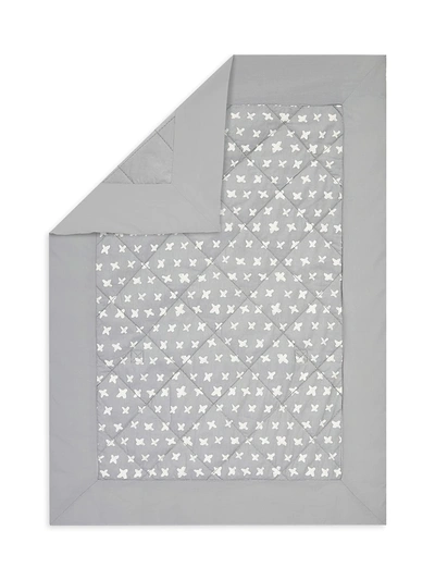 Aden + Anais Baby's Embrace Quilted Blanket In Grey