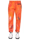 Moschino Man Pants Orange Size 40 Cotton In Arancione