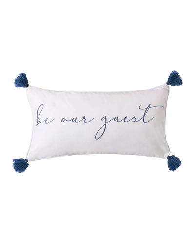 Levtex Lillian Be Our Guest Pillow In White