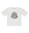 MONCLER LOGO棉质针织T恤,P00587256