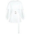 JW ANDERSON BELTED COTTON MINIDRESS,P00594204