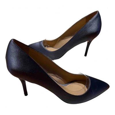 Pre-owned Charlotte Olympia Cloth Heels In Grey