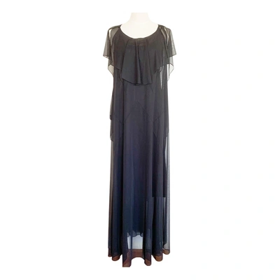 Pre-owned Maison Margiela Maxi Dress In Black