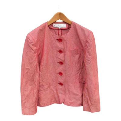 Pre-owned Dior Jacket In Pink