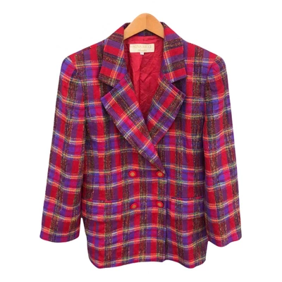 Pre-owned Nina Ricci Linen Jacket In Multicolour