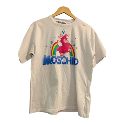 Pre-owned Moschino T-shirt In White