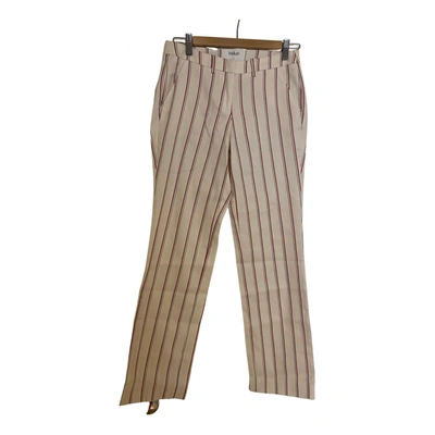 Pre-owned Ba&sh Spring Summer 2019 Straight Pants In Multicolour