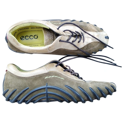 Pre-owned Ecco Leather Trainers In Multicolour