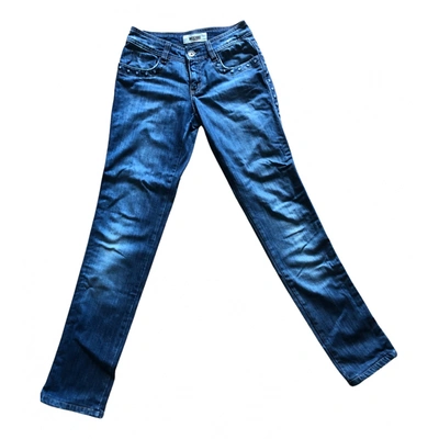 Pre-owned Moschino Jeans In Blue