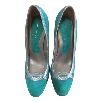 Pre-owned Fornarina Heels In Green