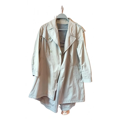 Pre-owned Brunello Cucinelli Trench Coat In Khaki