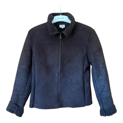 Pre-owned Calvin Klein Jeans Est.1978 Faux Fur Jacket In Brown