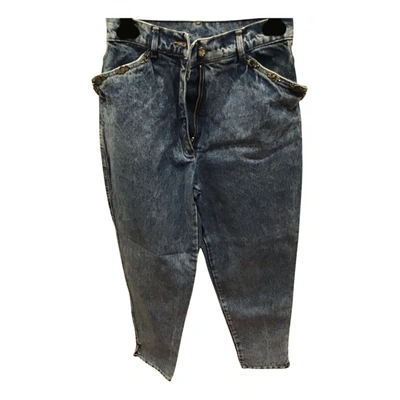Pre-owned Les Copains Large Jeans In Blue