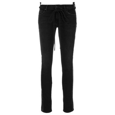 Pre-owned Off-white Slim Pants In Black