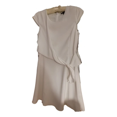 Pre-owned Emporio Armani Mid-length Dress In White