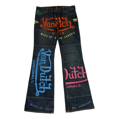Pre-owned Von Dutch Bootcut Jeans In Multicolour