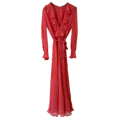 Pre-owned Ghost London Maxi Dress In Pink