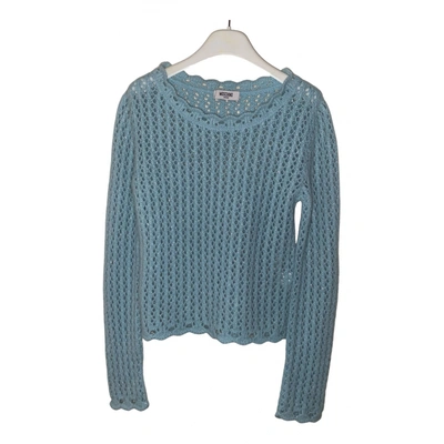 Pre-owned Moschino Wool Jumper In Blue