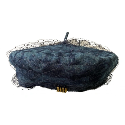 Pre-owned Dior Beret In Blue