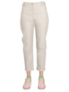 Stella Mccartney Hailey Cropped Trousers In Beige