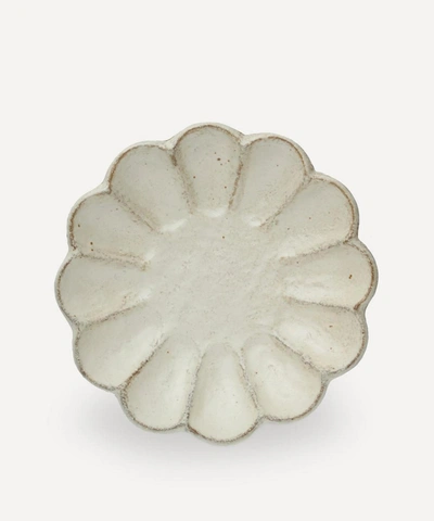 Kaneko Kohyo Rinka 17cm Ceramic Plate In White
