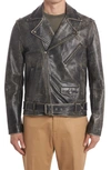 Golden Goose Biker Jacket In Black