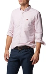 Rodd & Gunn South Island Stripe Button-up Shirt In Port