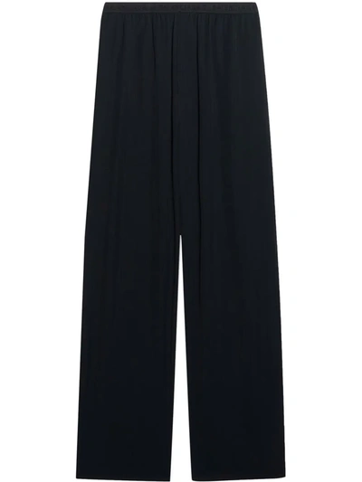 Balenciaga Elastic Pants In Black