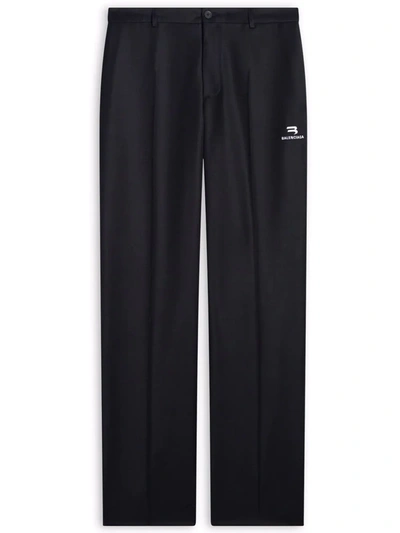 Balenciaga Sporty B Classic Pants In Black