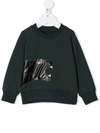 Wauw Capow By Bangbang Blaise Cotton Sweatshirt In Green