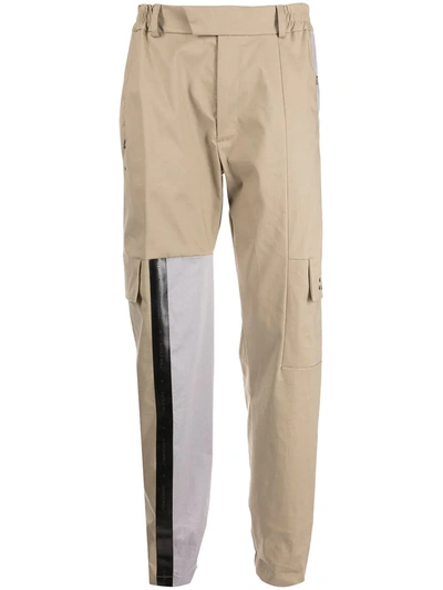 A-cold-wall* X Mackintosh Panelled Cargo Trousers In Neutrals