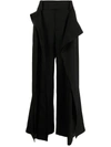 UNDERCOVER FLARED CROPPED TROUSERS