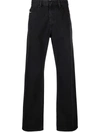 Diesel D-macs Straight-leg Jeans In Black