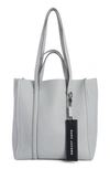 Marc Jacobs The Tag 27 Leather Tote In Grey