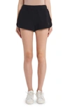 GOLDEN GOOSE DIANA STAR COLLECTION LOGO COTTON SWEAT SHORTS,GWP00879.P000525.90100