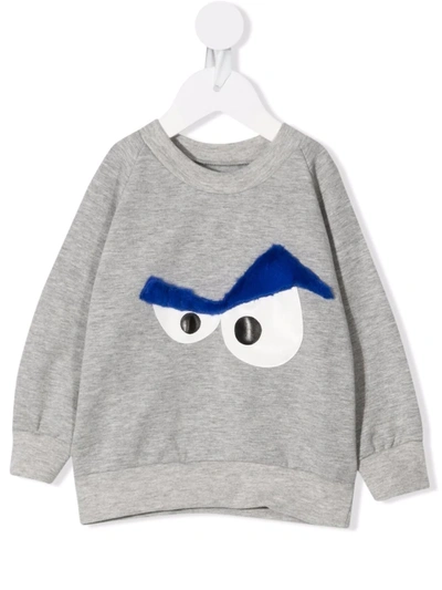 Wauw Capow By Bangbang Babies' Cool Cooper Jersey Sweatshirt In Grey