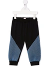 Wauw Capow By Bangbang Max Colour-block Track Pants In Black