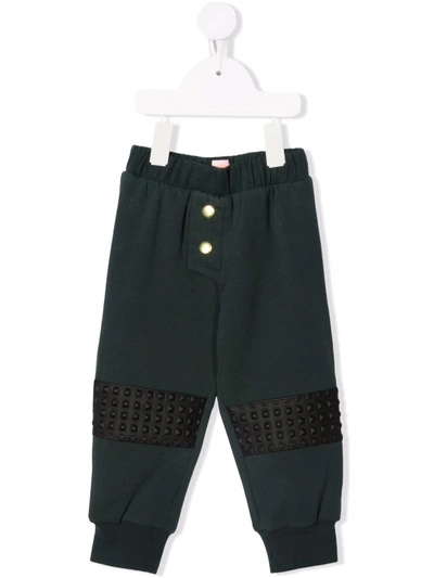 Wauw Capow By Bangbang Babies' Hero Track Trousers In Green