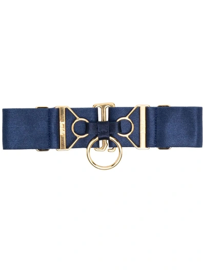Bordelle Rey Wide-strap Collar In Blue