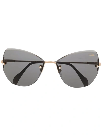 Cazal Frameless Cat-eye Sunglasses
