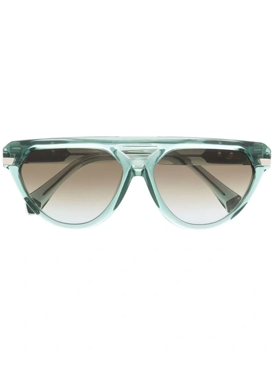Cazal 8503 Pilot-frame Sunglasses In Green