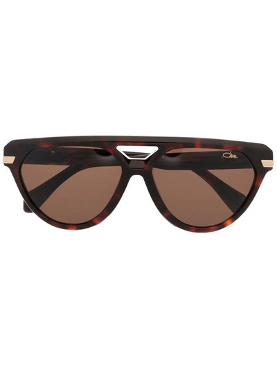 Cazal 8503 Pilot-frame Sunglasses In Brown