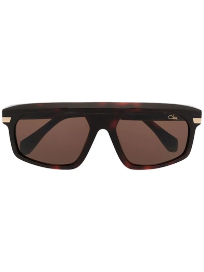 Cazal 8504 Pilot-frame Sunglasses In Brown