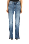 ALEXANDER MCQUEEN JEANS WITH SIDE BANDS,677580 QMABL 4109