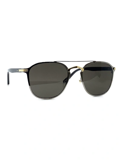 Cartier Ct0012s Sunglasses In Gold Black Grey