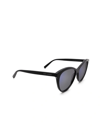 Saint Laurent Sl 456 Sunglasses In Black Black Grey