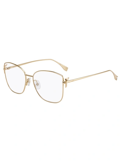 Fendi Ff 0390/g Eyewear In Gold